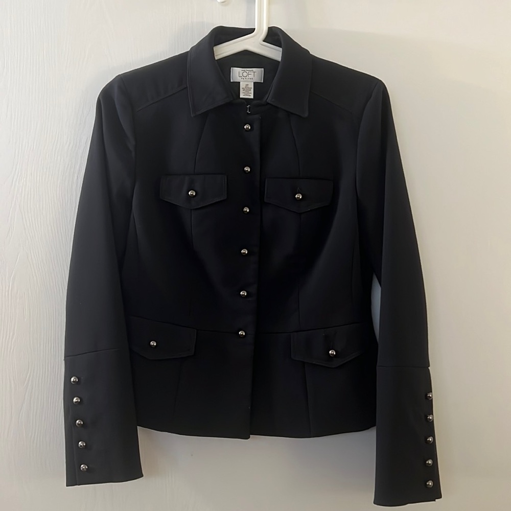 Ann Taylor Loft Petites Black blazer size 2P